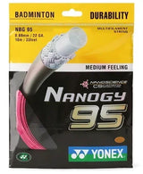 YONEX Badminton String Yonex BG95（0.69mm）NBG95 badminton Racket String BG95 Nanogy for Medium Feeling