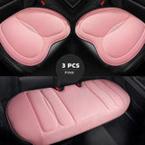 Universal Car Seat Covers Front Back Blue Cushion Breathable Waterproof Auto Ice Silk Mats Pad Full Set Fit Green Protector