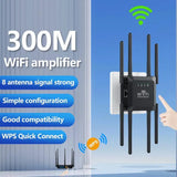 300Mbps WiFi Repeater WiFi Extender Amplifier WiFi Booster Wi Fi Signal 802.11N Long Range Wireless Wi-Fi Repeater Access Point