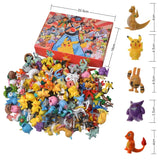 20-100Pcs 4-6 Cm Anime Pokemon Big Figure Toy Pikachu Action Figure Model Ornamental Decoration Collect Toys For Children's Gift