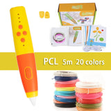 Creative 3D Pen Set for Kids - Perfect Birthday & Christmas Gift with 200M PCL Filament