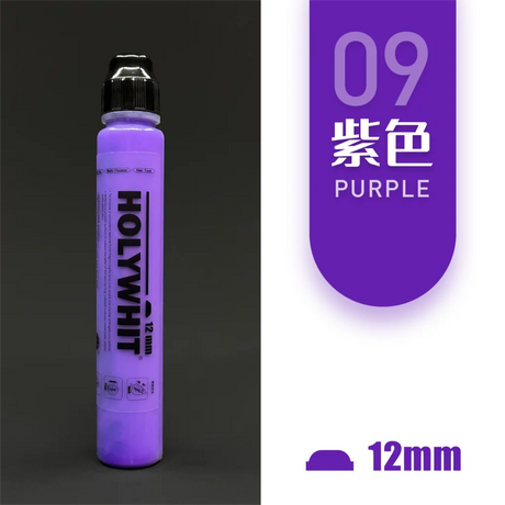 Holywhit Graffiti Flowing Markers Pen 12mm / 50ml Oily Round Head Signature Pen Oily Waterproof Paint Pen Can Add Ink