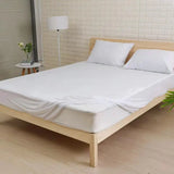 Waterproof Bed Cover Smooth Microfiber Mattress Protector Waterproof Fitted Sheet Anti-mite Mattress Pad sabanas cama 150