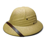 Y2k Parent-child Summer Straw Helmet Pith Sun Hats For Child Women Vietnam War Army Dome Hat Safari Jungle Miners British Cap