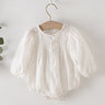 Baby Girls Clothing Autumn Spring Infant Baby Girls Jumpsuit Long Sleeve Cotton Embroidery Newborn Baby Girls Bodysuits