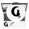 Moon Cat Creative Vinyl Trackpad Decal Laptop Sticker for Macbook Air 13 Pro 14 Retina 15 Inch Mac Skin Tablet PC Notebook Decor