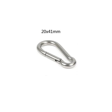 Screw Climbing Gear Carabiner, Stainless Steel, Gold Color, U Pendant, Snap Hook, Charm, Buckle Clasp, Shackle, 3Pcs