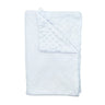 DHL30pcs Sublimation DIY White Blank Short Plush Double Layer Baby Blanket Size 30*40Inch