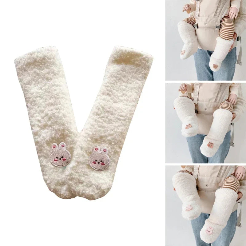 Baby Socks Fleece Autumn Winter Cartoon Non-slip Floor Socks Newborn Midtube Socks for Baby Boys Girls