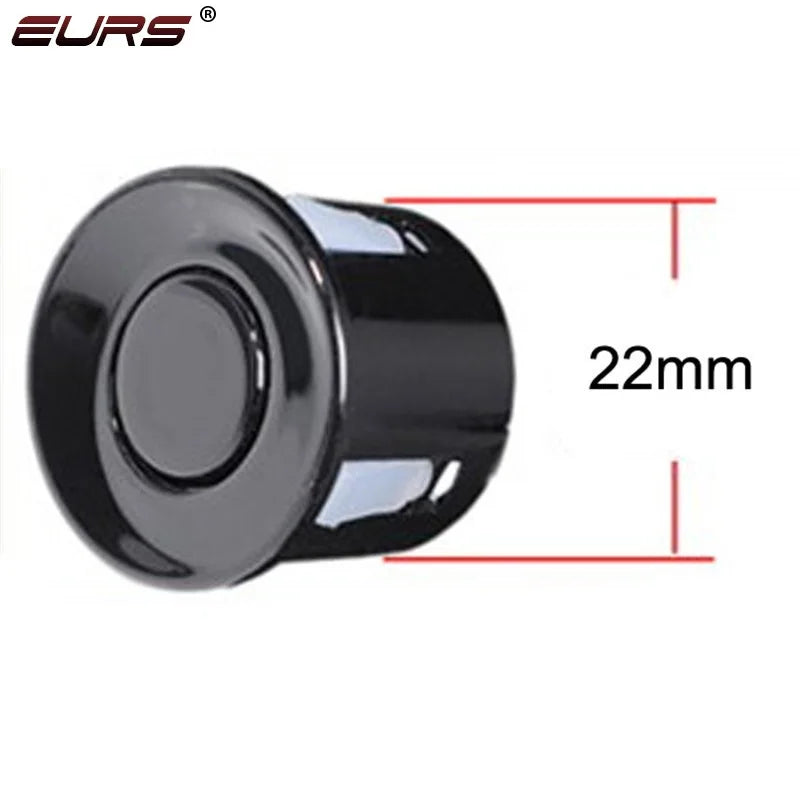 EURS 1pcs 22mm Sensor Black Red White Silver Gray Blue Car Parking Sensor Kit Monitor Reverse System