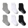 6 Pairs/Lot Fashion Children Socks Grip Crew Socks with Non Slip/Anti Skid Soles for Baby Infants Toddlers Kids Boys Girls 0-7y