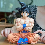 Anime Dragon Ball Figurine Fantasy Son Goku Action Figures Sitting PVC Collection Model Desktop Decoration Toys Doll Gifts