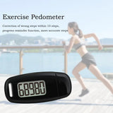 Mini Step Counter Compact Pedometer Compact Rechargeable 3d Pedometer Accurate Step Counting Device with Display for Target