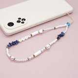 GO2BOHO Girls Fashion Handmade Colorful Anti-Lost Hanging Chain Evil Eye Beaded Star Glass Charm Women Phone Lanyard Mobile Gift