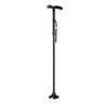 Foldable Telescopic Crutch With LED for Elderly Height Adjustable Aluminum Alloy Anti Slip Walking Stick Mobility Aids