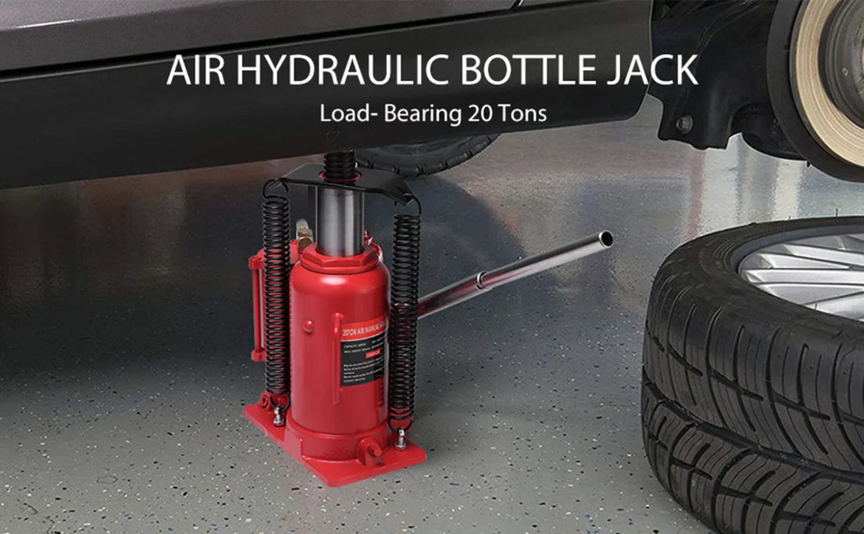 12/20 Ton Air Hydraulic Jack Tool for Lifting Farm Vehicles Truck Repair Heavy-Duty Machinery Industrial Equipment Repair