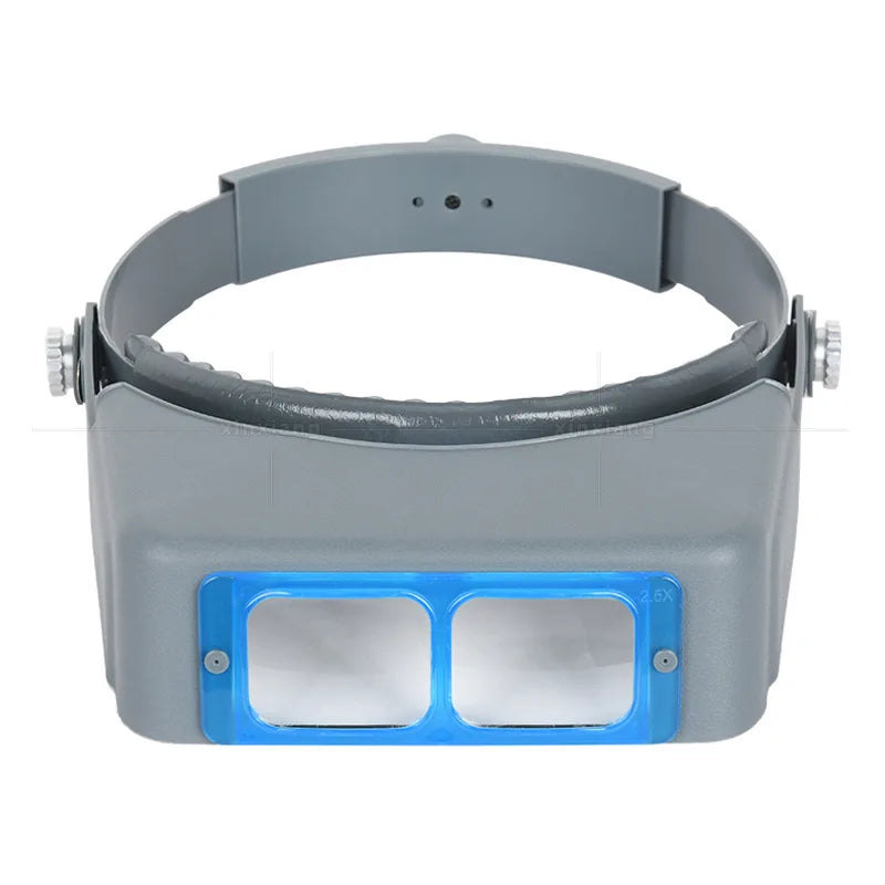 1.5X2X2.5X3.5X Professional Head Wearing Magnifier Optivisor Eye Loupe 4 Lens Magnifier For Watch Repair Jewelry Making Welding