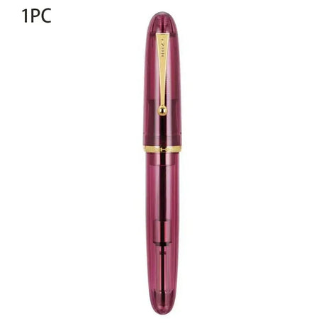 JinHao 9019 Luxury Fountain Pen Luxury Elegant  Acrylic Transparent Spin Pen F M Stationery Office School Supplies Writing Pen