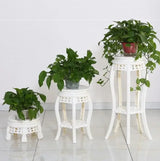 Plastic Plant Stand Flower Stands Multi-layer Pot Rack Single Antique Living Room Balcony Indoor Floor Storage Shelf