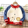 Children's Padded Baseball Jacket Spring Autumn New Clothes Outerwear Boys Girls Cartoon Fashion Coat Baby Casual Top Clothing