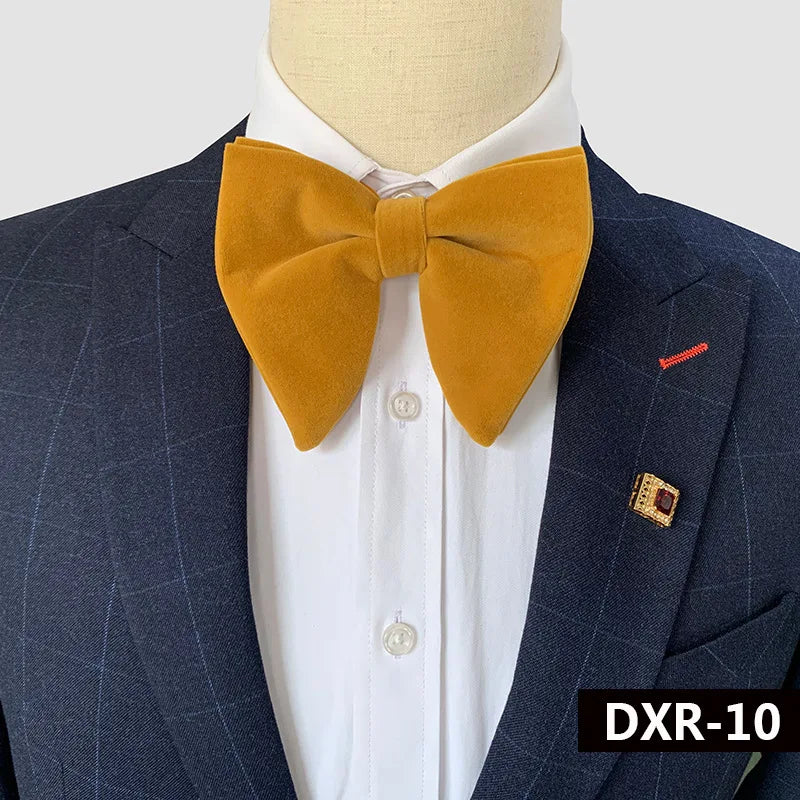 Good Quality Velvet Bow Tie For Men Gentleman Dinner Bow Fashion Bowtie Tuxedo Beautiful Bowtie Noeud Papillon Homme