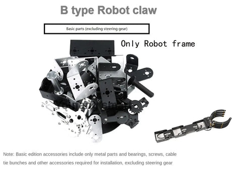 4 dof Robot Claw Clamp PWN/BUS Servo 500g Load Mechanical Arm For ESP32/Arduino Robot DIY Kit Programmable Toy Robot Starter Kit