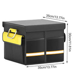 38L/48L/68L Car Trunk Organizer Box Foldable Auto Trunk Storage Bag With Reflective Strip Stowing Tidying Car Interior Accessory