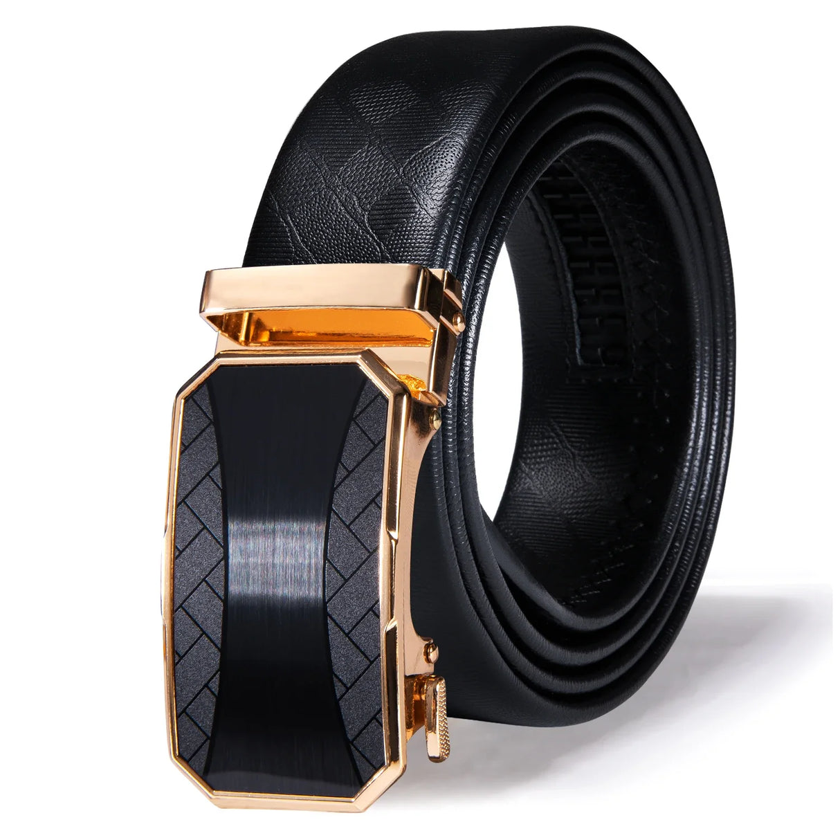 High Quality Mens Belts Black Brown Blue White Green Leather Straps Casual Gold Automatic Buckles Waistband Belt for Men Wedding