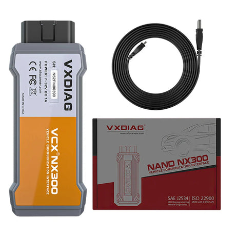 VXDIAG VCX NANO NX300 for Volvo 2014D Car OBD2 All System Diagnostic Tool Active Test Code Reader J2534 Programming ECU Coding