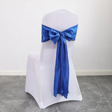 20pcs/set Satin Chair Sashes,17*275cm Silk Chair Ribbon Bows Chair Cover Chair Decoration For Wedding Banquet Party Event Hotel