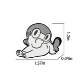 Anime Yogin Sharkitty Brooch Pins Enamel Brooches Badge Animation Derivatives Cartoon Pin for Backpacks, Clothes,Bags