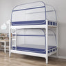 Double Zipper Bunk Bed Mosquito Net Student Dormitory Free Installation Yurt Mosquito Net Single-door Single Bed Mosquito Net