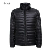 Men's Lightweight Water-Resistant Packable Puffer Jacket 2023 New Arrivals Autumn Winter Male Fashion Stand Collar Down Coats