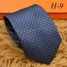 2024 new H Family 100% Silk Tie Creative Stripe Gift for Work Wedding 8cm Suit Accessories necktie  bowties  collared shirt