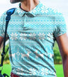 Spring Summer British Men's Golf 3D Digital Printing Cotton Polo Shirt Lapel High-end Short Sleeve Polo Shirt Male T-shirt S-5XL