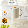 GIANXI Transparent Glass Water Jar For Home And Kitchen Portable Coffee Pot With Handle Coffee Tea Kettle Coffeeware Teaware