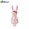 Metoo Dolls Kids Toys Pastoral Angela Cute Stuffed Animals Rabbit Plush Toys For Girls Baby Christmas Birthday Gift