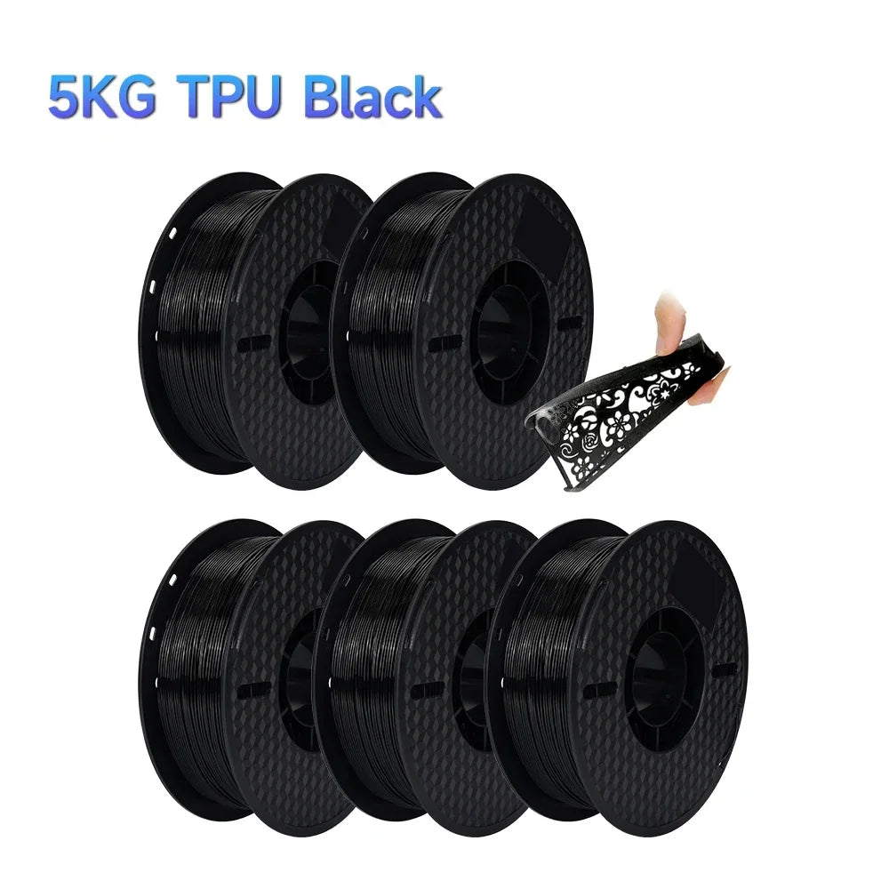 5kg/set PLA/PETG/TPU Filament 1.75MM 3d Printer Filament Materials 100% No Bubble Plastic Printing Materials for 3d Pen