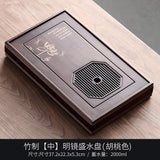 Coffeeware Teaware Tea Tray Portable Plate Vintage Big Wooden Tray Home Kitchen Gadget Plateau En Bois Office Accessories