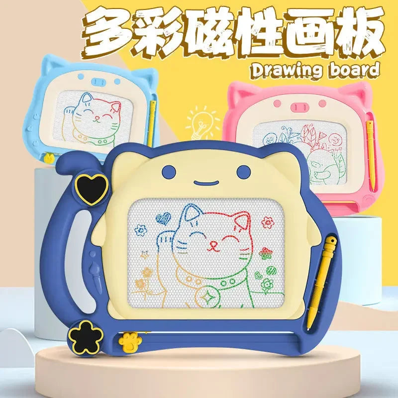 Montessori Toys Baby Magnetic Blackboard Learning Paint Magnetic Writing Tablet Children's Children's Drawing Board for Kids 2 3