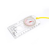 Drawing Scale Compass Navigation Map Reading Ruler Outdoor Camping Hiking Pointing Guide Portable Handheld Compass wholesale