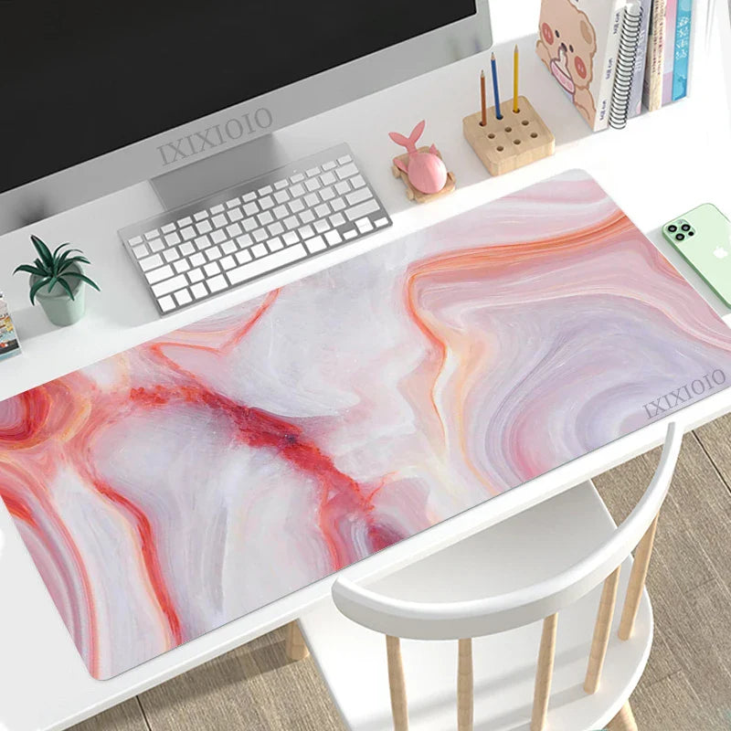 Mouse Pad Gamer Fashion Marble XL HD Computer New Mousepad XXL keyboard pad Carpet Soft Non-Slip Office Accessories Mice Pad