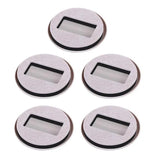 5pcs Office Chair Wheel Stopper Furniture Caster Cups Hardwood Floor Protectors Anti Parts for Roller Feet Anti Noisy Slip Mat