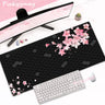 Pink Cherry Blossoms Mousepad Home Computer Table Large Pc Mouse Pad Art Sakura Keyboard Mause Rug Desk Mat Office Accessories