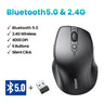 UGREEN Wireless Mouse Bluetooth5.0 Mouse Ergonomic 4000DPI 6 Mute Buttons Mouse For MacBook Tablet Laptops Computer PC 2.4G Mice