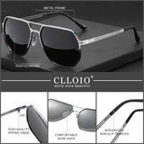 CLLOIO Fashion High Quality Photochromic Sunglasses Men Women Polarized Sun Glasses Chameleon Anti-glare Driving Oculos de sol