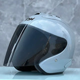 Half Helmet Ram4 SZ Cement Grey Casco Casque Summer Season Safety Single Len Motorcycle Helmet Women and Men ECE