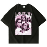 New Lana Del Rey Ldr Graphic Print T Shirt Fashion Streetwear Short Sleeve Casual Crew Neck Plus Size T Shirt Women