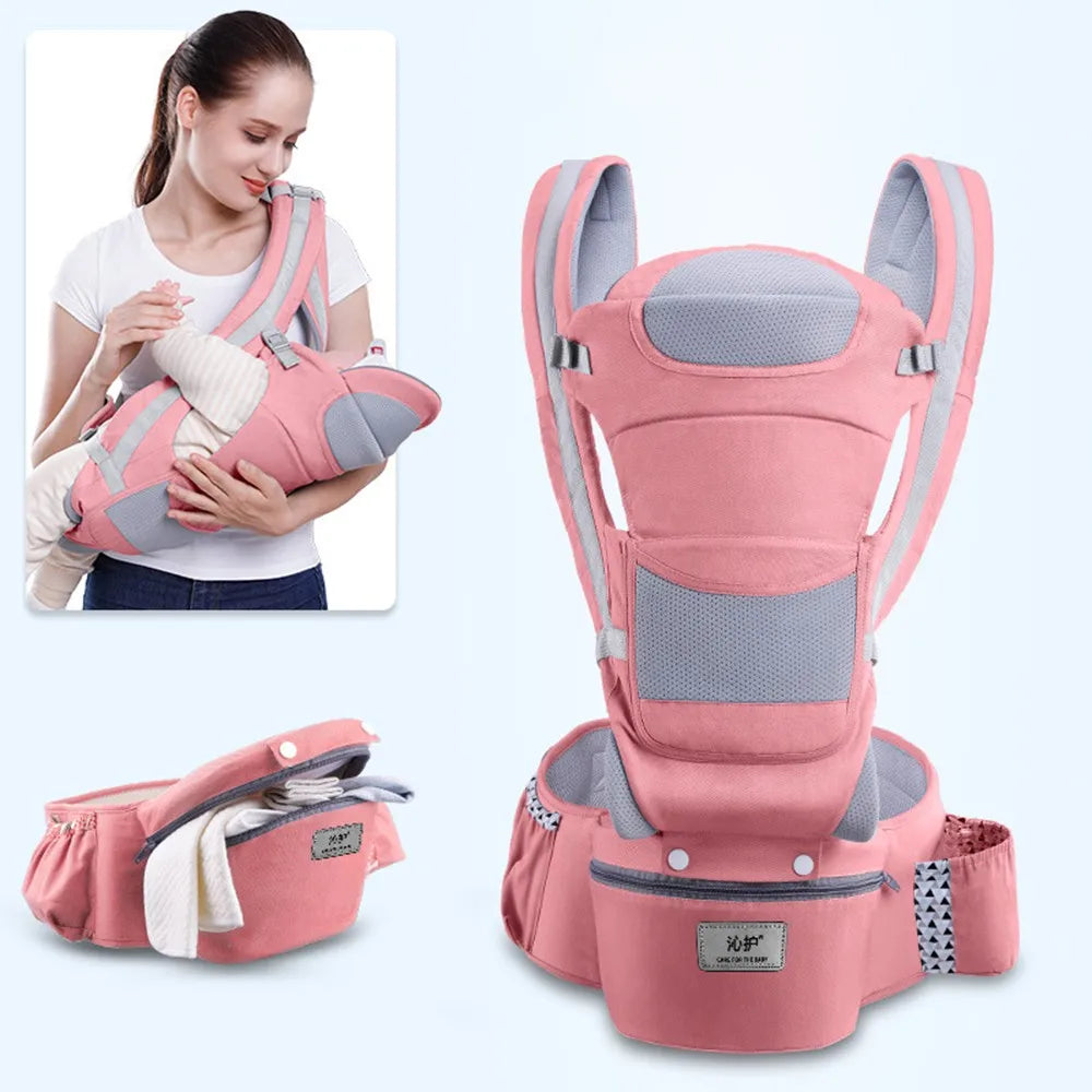 0-36M Ergonomic Baby Carrier Infant Kid Baby Hipseat Sling Save Effort Kangaroo Baby Wrap Carrier for Baby Travel