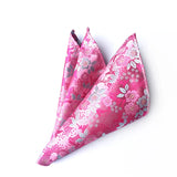 1PC Luxury Formal Wedding Fashion  Handkerchiefs Colorful Mens Pocket Squares Unique Feel Silk